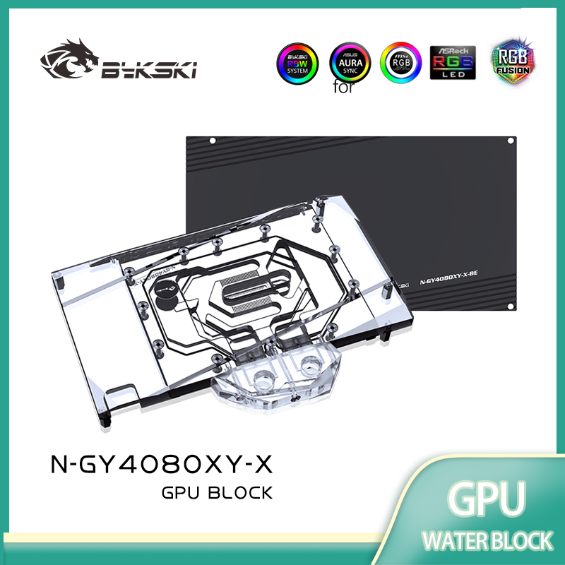 Bykski N-GY4080XY-X GPU Block  - Rtx 4080 Water Cooling Block 评论和价格